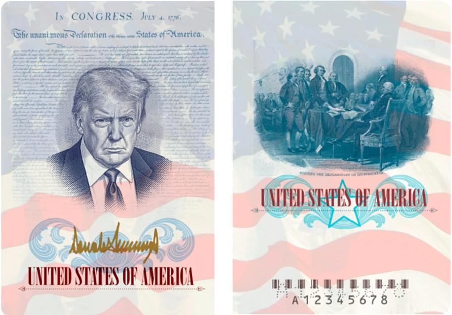 Trump's Image Set to Appear on New US Passports Alongside the Declaration of Independence
