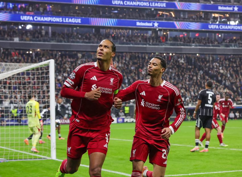 Eintracht Frankfurt v Liverpool FC - UEFA Champions League 2025/26 League Phase MD3