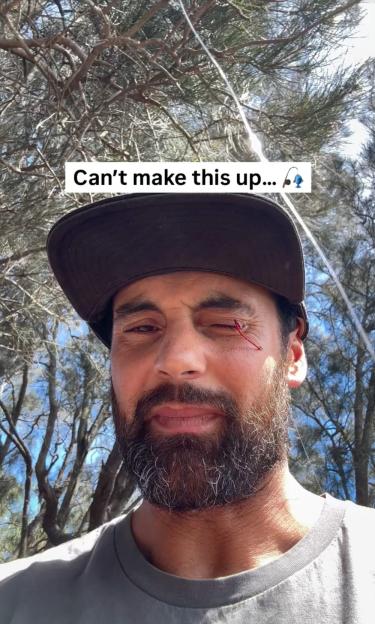 Cam Merchant filming the incident