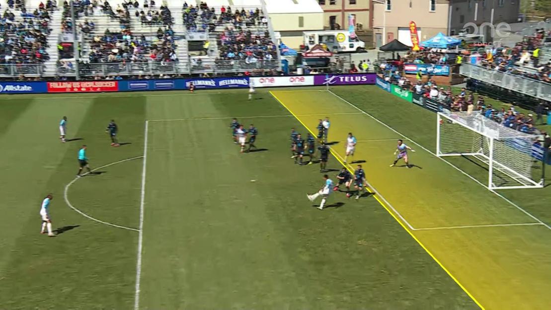 'Groundbreaking First 'Daylight' Goal Scored as Arsene Wenger's Bold Offside Law Experiment Kicks Off in Canada'