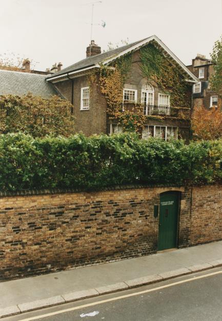 Exterior shot of Freddie Mercury's house in Kensington.