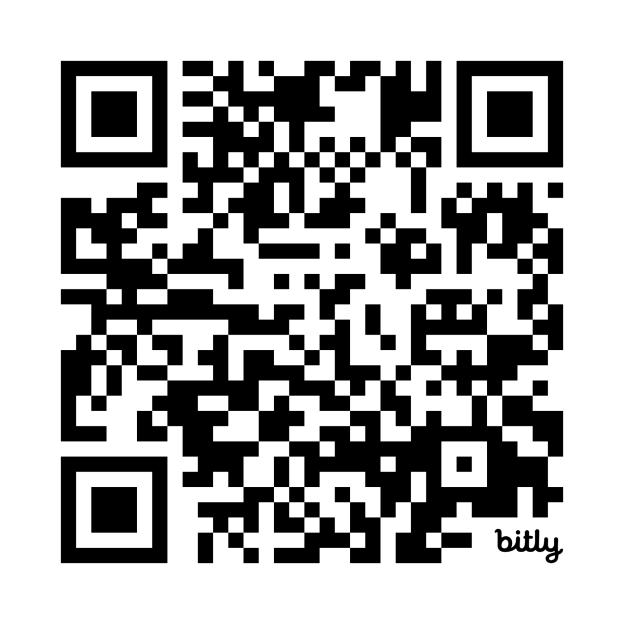 QR code for Jerome's look at the Challenger 3 on his new show Arms Race, with a Bitly logo in the bottom right corner.