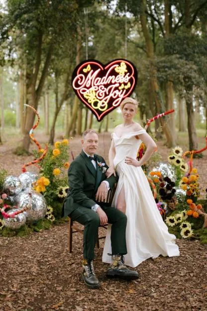 Celebrity Juice star Rufus Hound reveals first pics of his wedding to EastEnders star calling her ‘fit as f**k’