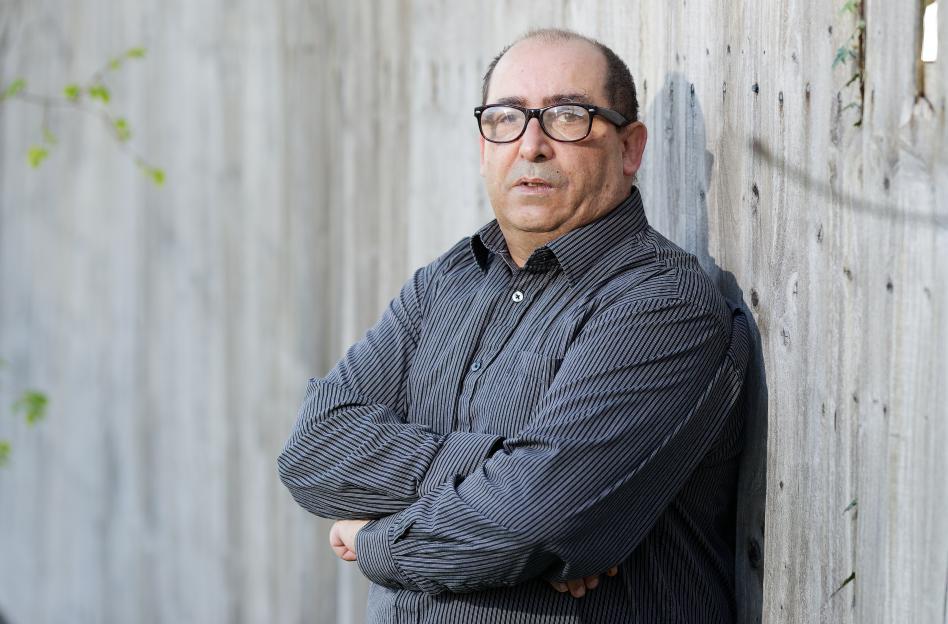 Michael O'Brien, photographed near his home in Aberdare, Wales, UK