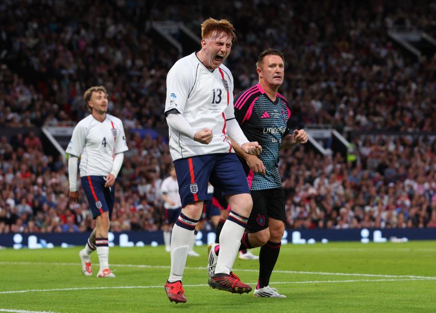 Soccer Aid charity match for Unicef