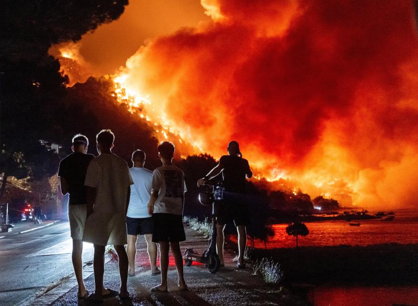 Croatia Extreme Weather Wildfires