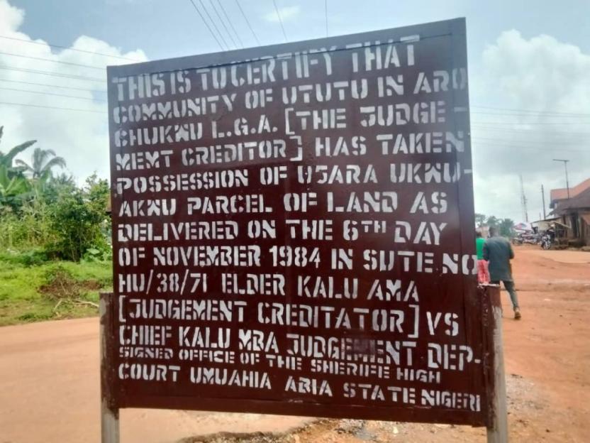 After 77 Years, Abia Community's Land Dispute Resolved as Court Officials Execute Writ of Possession