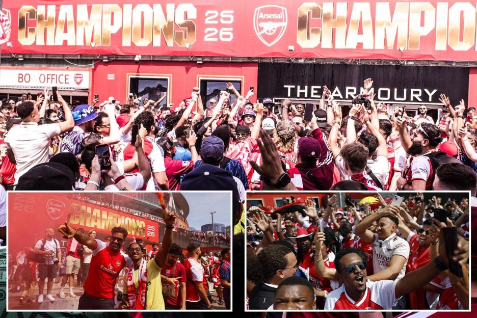 Arsenal Trophy Parade LIVE: Gunners Celebrate First Premier League Title in 22 Years Following Champions League Heartbreak!