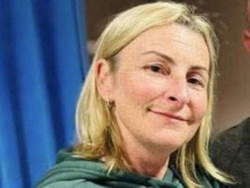 Antonia Eastwood, a woman with blonde hair, smiling slightly.