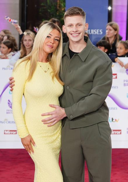 Freddy Brazier with girlfriend Holly Swinburn attending the Pride of Britain Awards at the Grosvenor House Hotel, London. Picture date: Monday October 20, 2025.