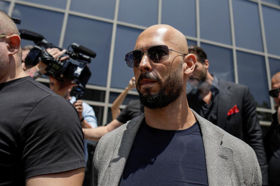 : Andrew Tate and his brother Tristan appear in Romanian court after prosecutors charged them with human trafficking, rape and forming a gang to sexually exploit women