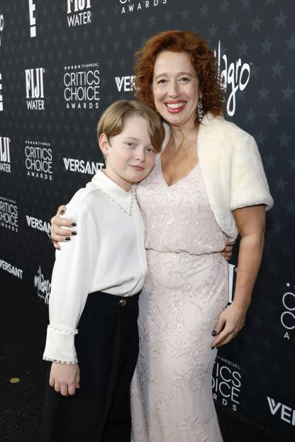 Jacobi Jupe and Katy Cavanagh attend the 31st Annual Critics Choice Awards.