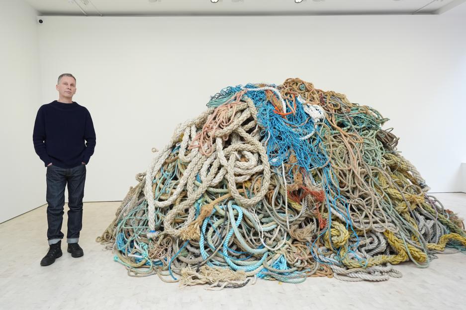 Contemporary Artist Auctions Off Massive 10-Ton Pile of Vintage Rope Art for a Staggering Price