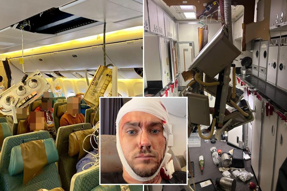 Passengers sue Singapore Airlines after terrifying 180ft plunge during turbulence leaves one Brit dead