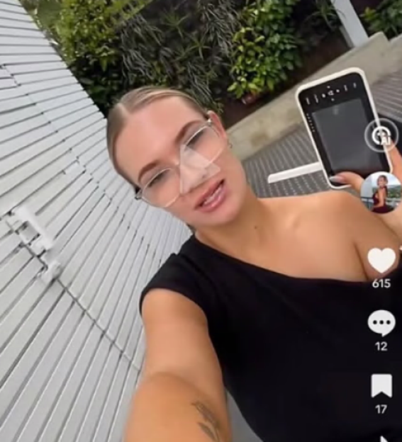 Taleigha Skye, an influencer, in a selfie-style image.