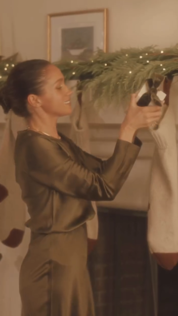 Meghan Markle Sparks Curiosity with £60k Pinky Ring in Latest Christmas As Ever Clip