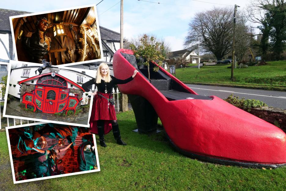 Discover Britain’s Strangest Pub: Home to Sea Monsters, a Minotaur, Giant Stilettos, and a Shocking Murderer Connection!