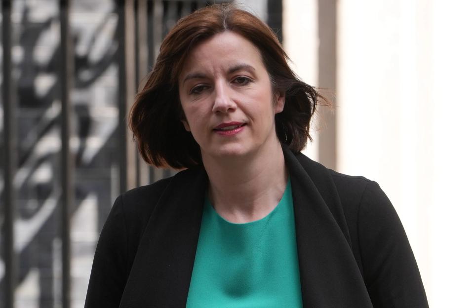 Britain's Secretary of State for Education, Minister for Women and Equalities Bridget Phillipson, walks away from Downing Street after a cabinet meeting.