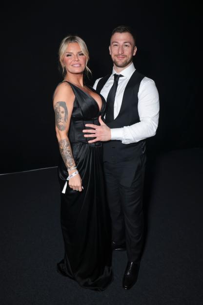 Kerry Katona and Paolo Magaglione at The Beauty Awards.