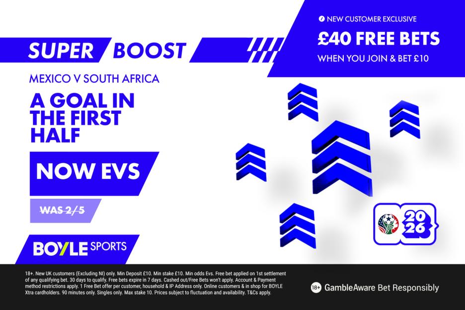 Score Big with BOYLE Sports: Claim £40 in Free Bets and Exciting Mexico vs. South Africa Odds Boost for World Cup 2026!