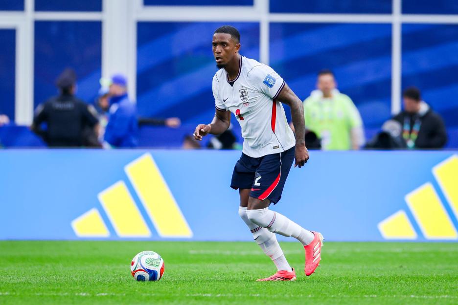 England defender Ezri Konsa (2) during the England v Ghana FIFA WORLD CUP 2026 Group L match at Boston Stadium, Foxborough, United States on 23 June 2026 Credit: Phil Duncan/Every Second Media