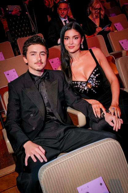 Timothée Chalamet and Kylie Jenner attend the EE BAFTA Film Awards 2026.