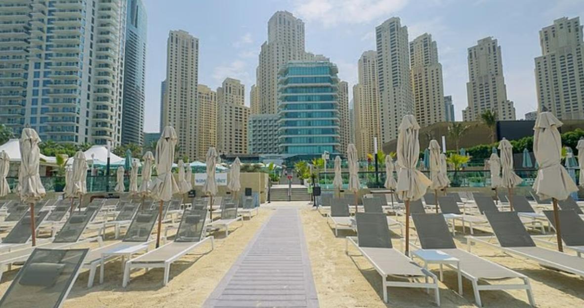 'Stunning Photos Reveal Dubai's Empty Beaches and Silent Party Pools Amid Iran Tensions and Free Speech Restrictions'
