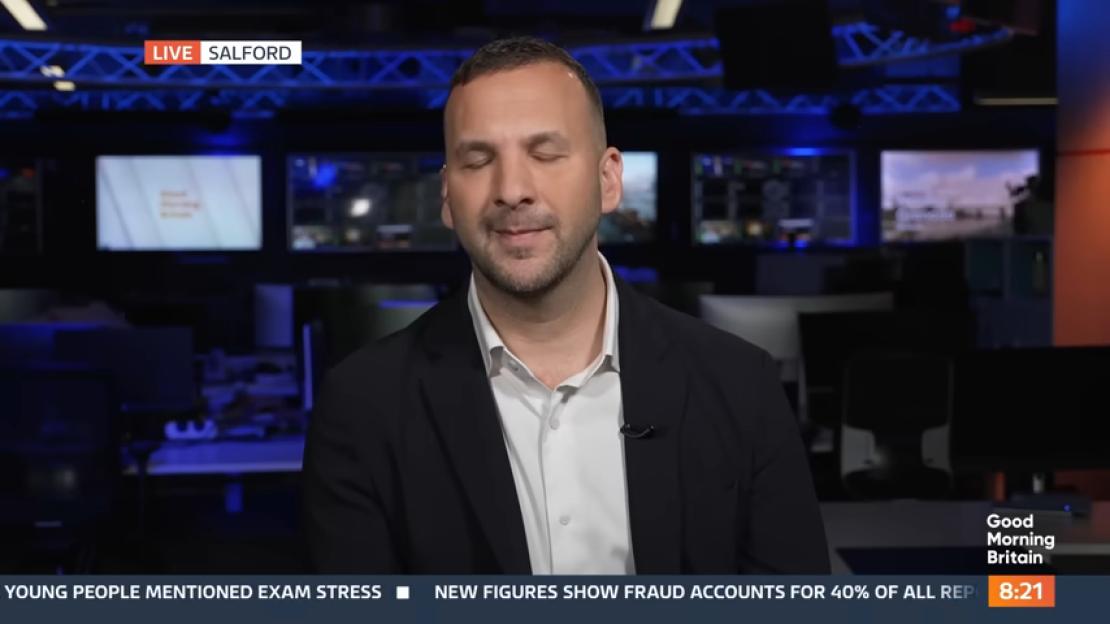 Zack Polanski on Good Morning Britain.