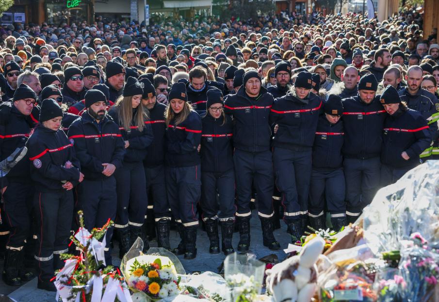 Aftermath of New Year's Eve party fire and explosion at Crans-Montana's "Le Constellation" bar
