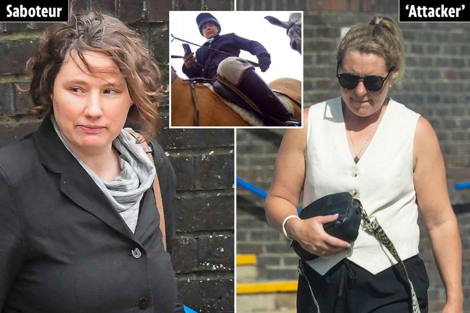 Huntswoman Allegedly Attacks Female Saboteur with Phone and Horse in Heated Confrontation