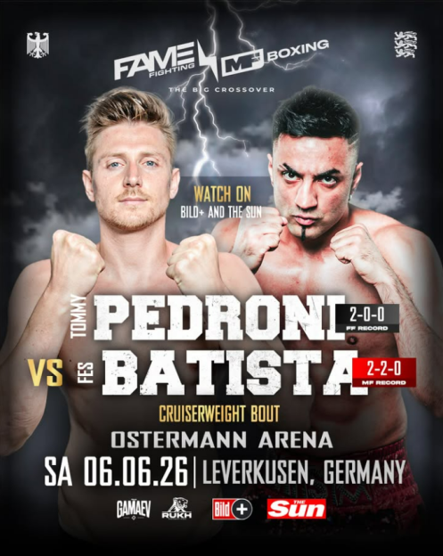 'Don't Miss Tonight's Showdown: Tommy Pedroni vs. Fes Batista - Start Time, Fight Card, TV Channel & Live Stream Info!'