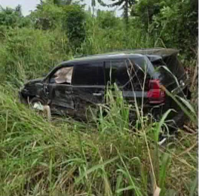Lawmaker Survives Harrowing Convoy Crash on Ondo-Ore Highway
