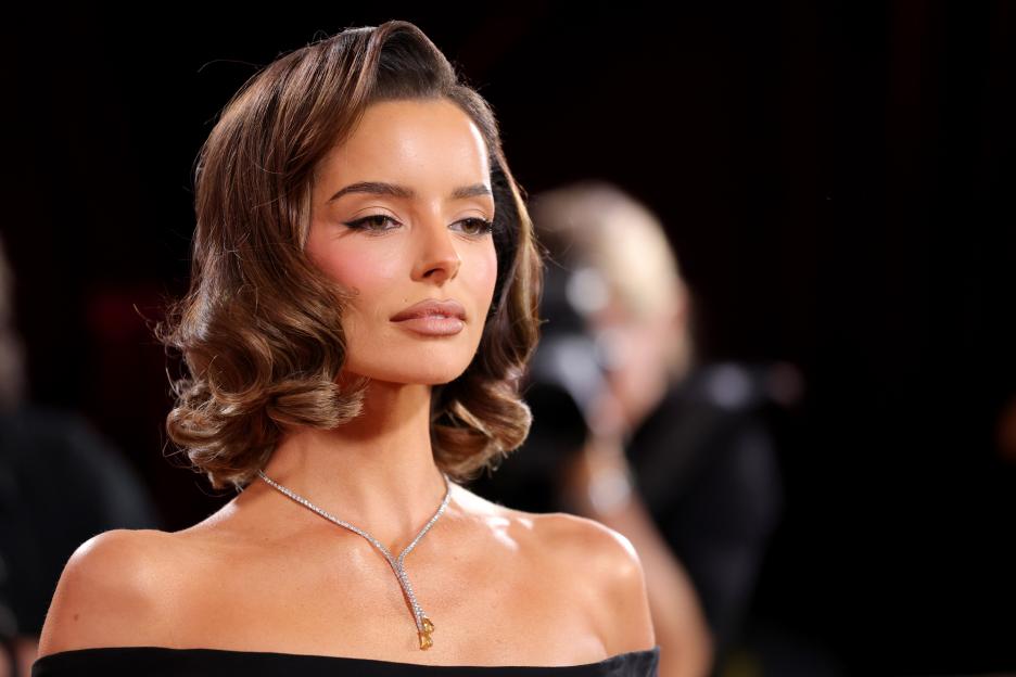 Maura Higgins attending the 83rd annual Golden Globe Awards.