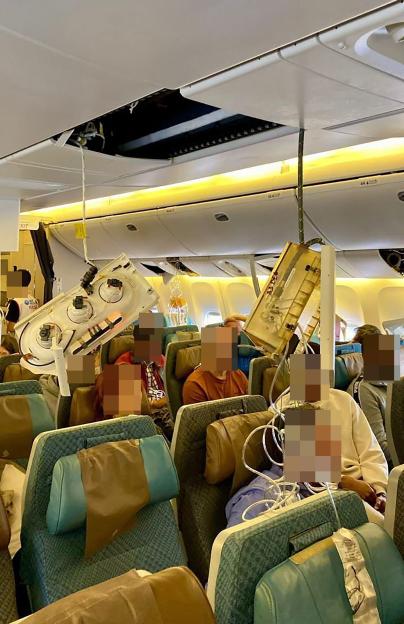 The shocking injuries of passengers on board the nightmare Singapore Airlines flight have been revealed