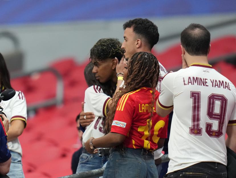 Lamine Yamal, 18, Comforted by Girlfriend Ines Garcia After Spain's Upsetting Loss to Cape Verde