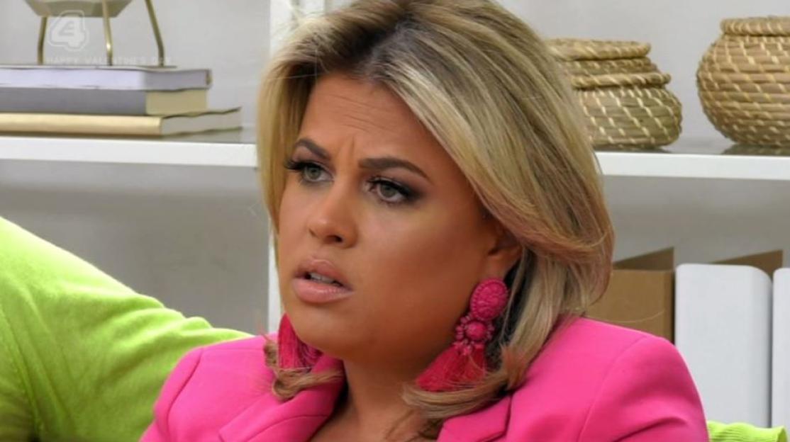 Lady Nadia Essex looking surprised while on Celebs Go Dating.