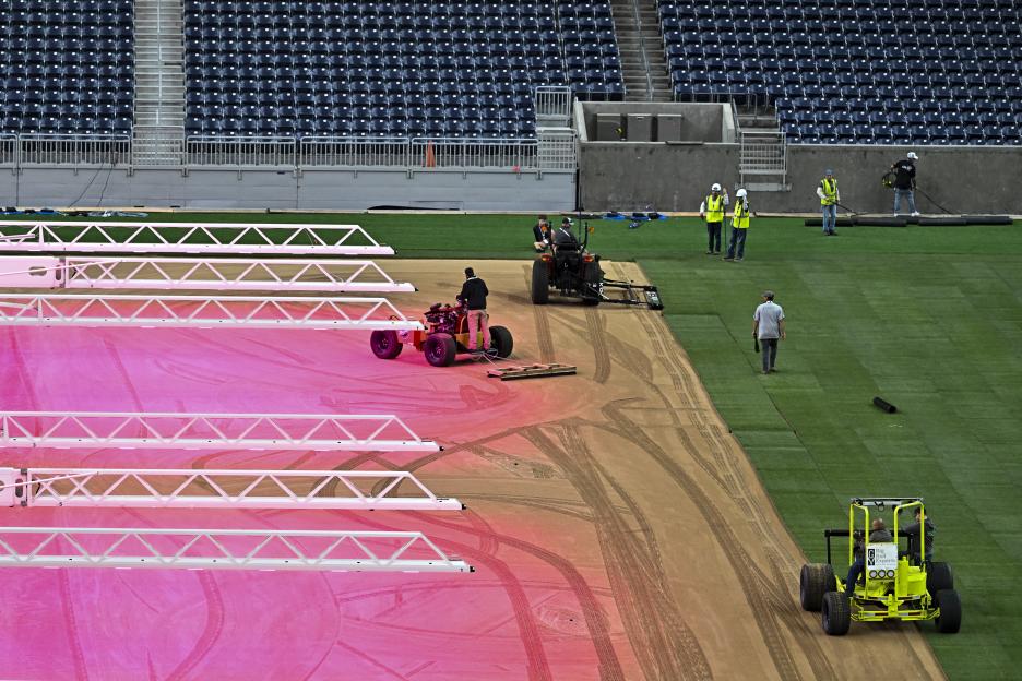 Soccer: FIFA World Cup 2026-Houston Pitch Installation