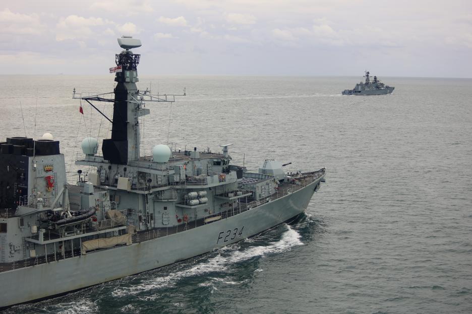 Royal Navy deployed to shadow Russian warship