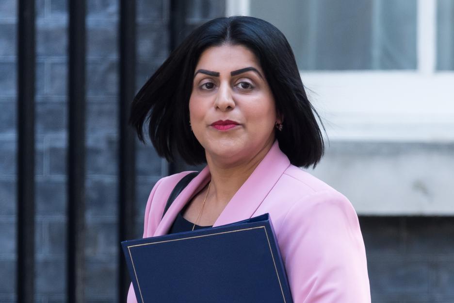 Lord Chancellor and Secretary of State for Justice Shabana Mahmood at Downing Street.