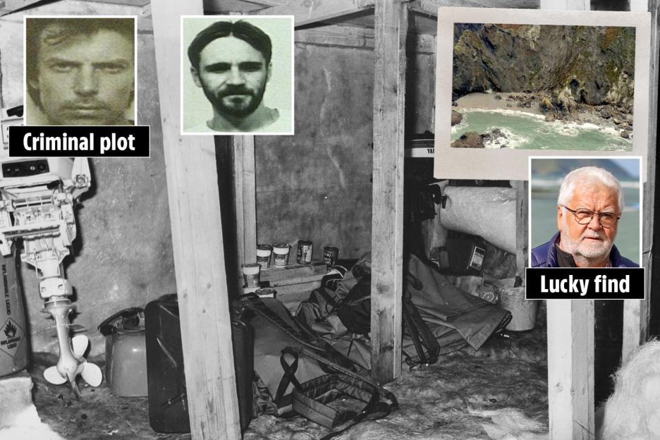 I stumbled on an eerie underground bunker beneath remote UK beach… what we found inside blew open a £7million crime ring