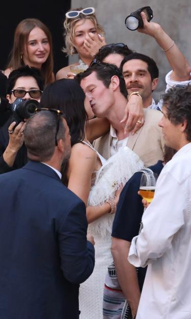 Dua lipa Callum Turner party pre wedding
