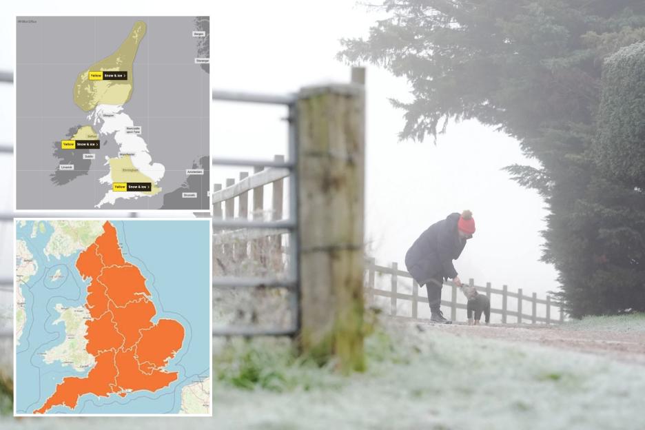 Arctic Blast Hits the UK: Snow Warnings and Rare Amber Alert Issued – Find Out If You're Affected!