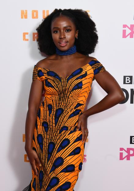 Masali Baduza at the "Noughts and Crosses" UK Premiere.