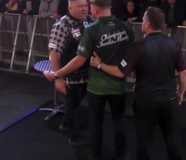 Darts Showdown: Tensions Rise After Thrilling UK Open Match, Referee Steps In!