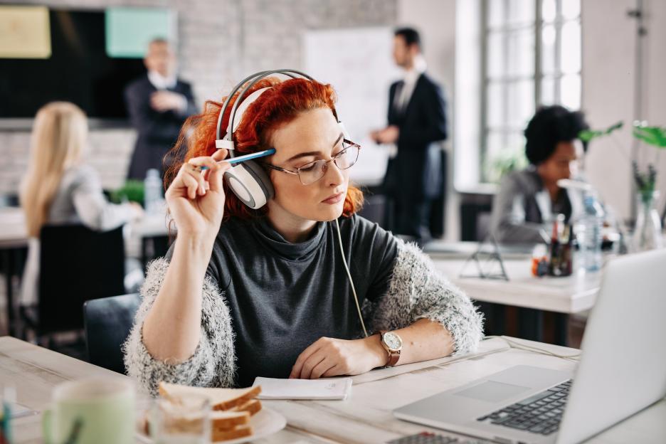 Survey Shows Two-Thirds of Gen Z Office Workers Can't Focus Without Headphones