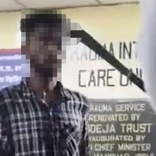Unbelievable Scene: Man Strolls into Hospital with a Machete Stuck in His Head