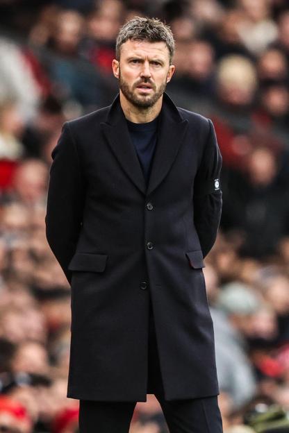 Manchester, UK. 08th Feb, 2026. Michael Carrick manager of Manchester United during the Premier League match Manchester United vs Tottenham Hotspur at Old Trafford, Manchester, United Kingdom on 07 February 2026 (Photo by Alfie Cosgrove/News Images)