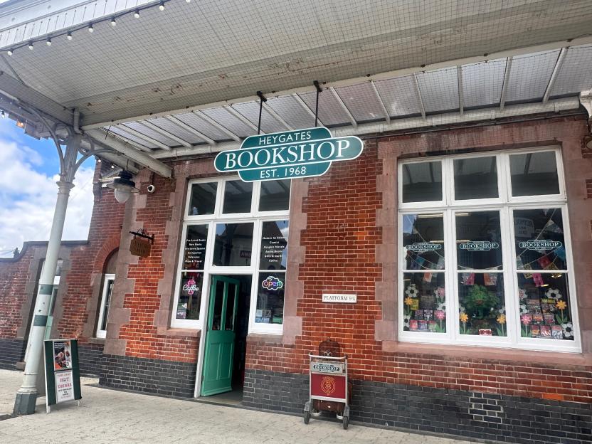 Heygates Bookshop, established in 1968, in Bognor Regis.
