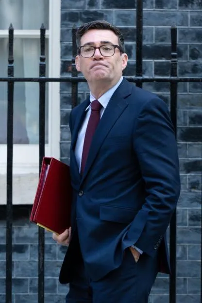 September 9, 2026, London, England, United Kingdom: ANDY BURNHAM, Prime Minister of the United Kingdom, departs from 10 Downing Street in London, Britain, to attend Prime Minister's Questions (PMQs) in the House of Commons. (Credit Image: ¿ Thomas Kr