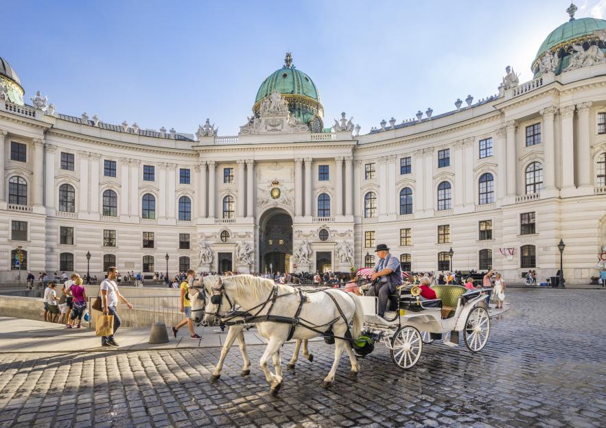 Vienna Hofburg Michaelerplatz